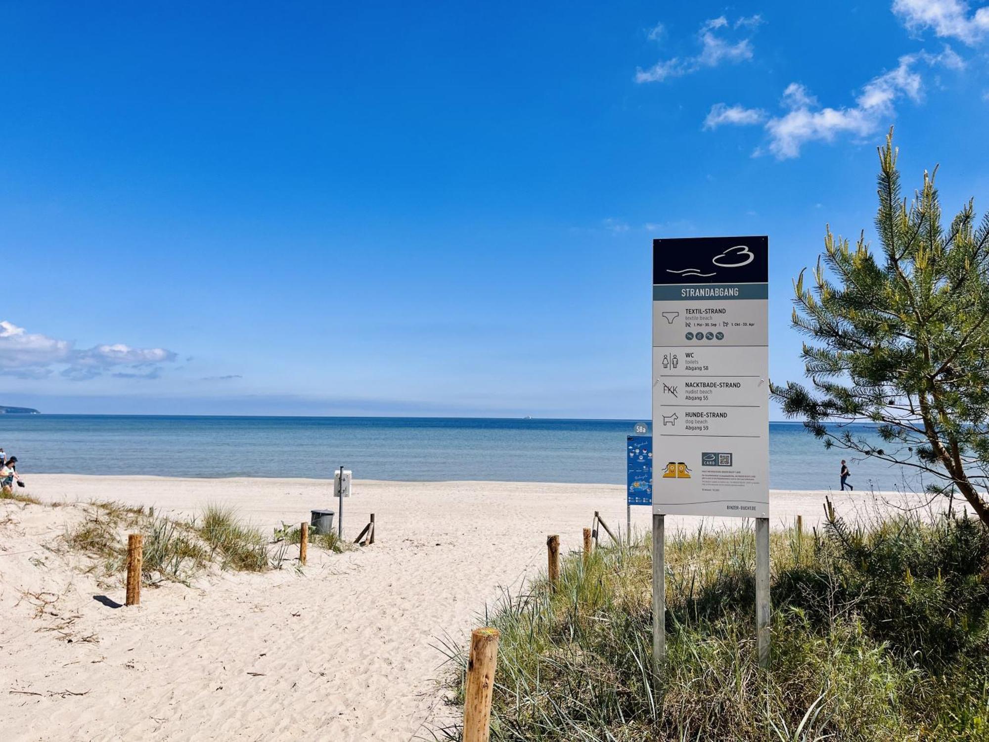 Ferienwohnung Aquamarin im Haus Arkona Ostseebad Ostseebad Binz Exterior foto